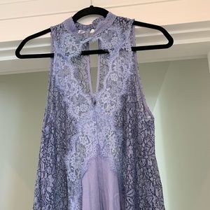 🌸FREE PEOPLE top Beautiful lavender lace